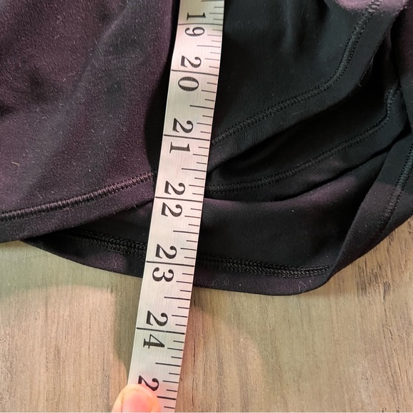 ATHLETA Transcend Skort Black Size 1X Plus Ruched Skirt 3 Pockets Pickleball - Picture 13 of 14